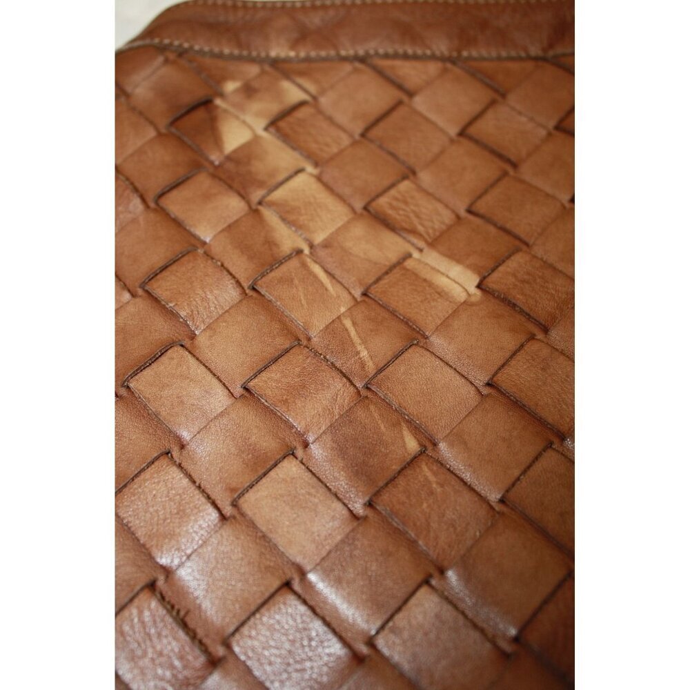 Civico 93 Leather Brown Purse Womens Made in Italy - Picture 1 of 10
